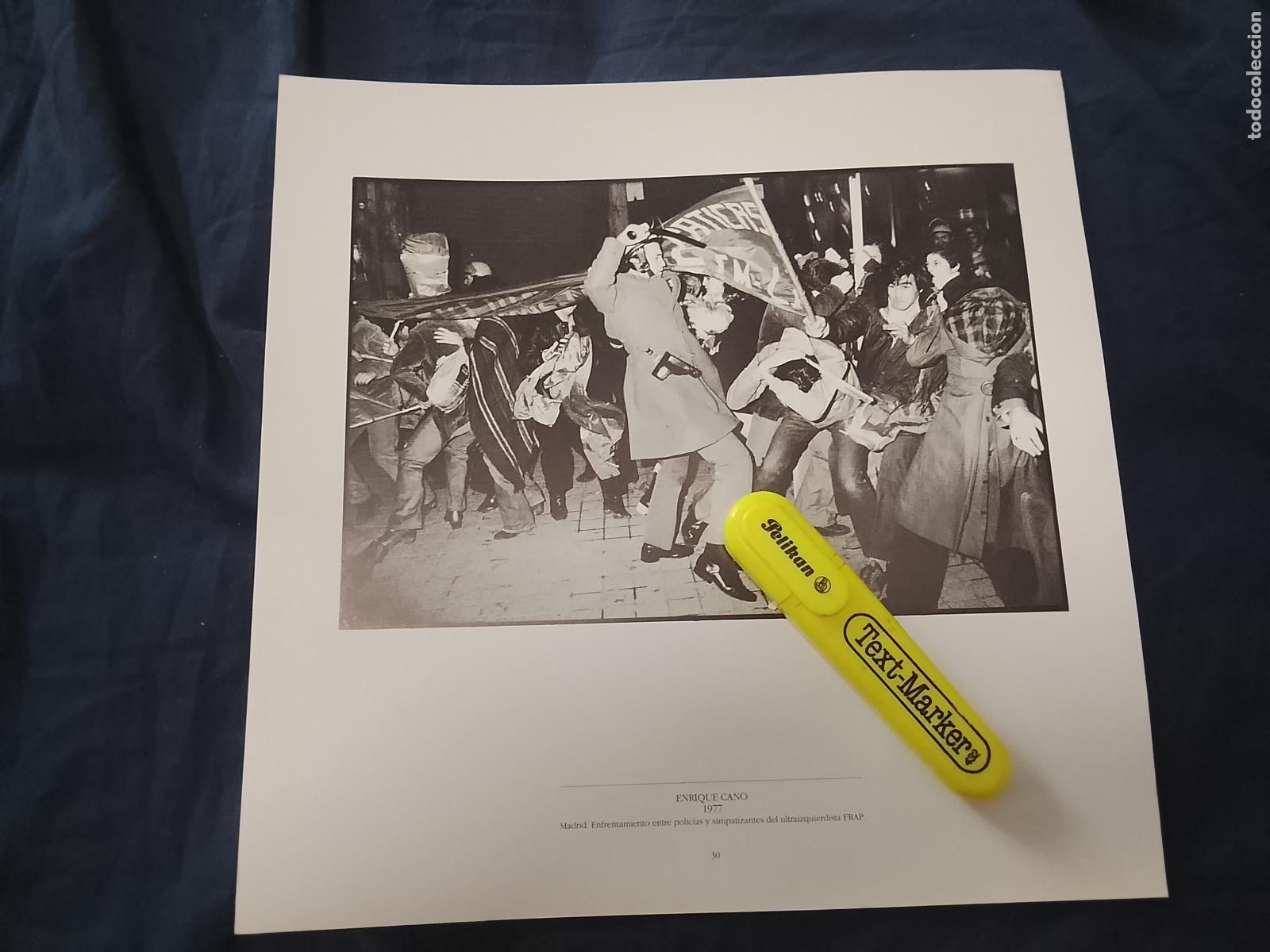 Colecionismo: foto - lamina - 1977 MADRID ENFRENTAMIENTO ENTRE POLICIA Y SIMPATIZANTES DEL ULTRAIZQUIERDISTA FRAP