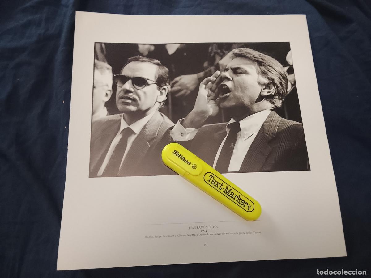 Coleccionismo: foto - lamina - 1992 POLITICA MADRID FELIPE GONZALEZ Y ALFONSO GUERRA MITIN PLAZA LAS VENTAS