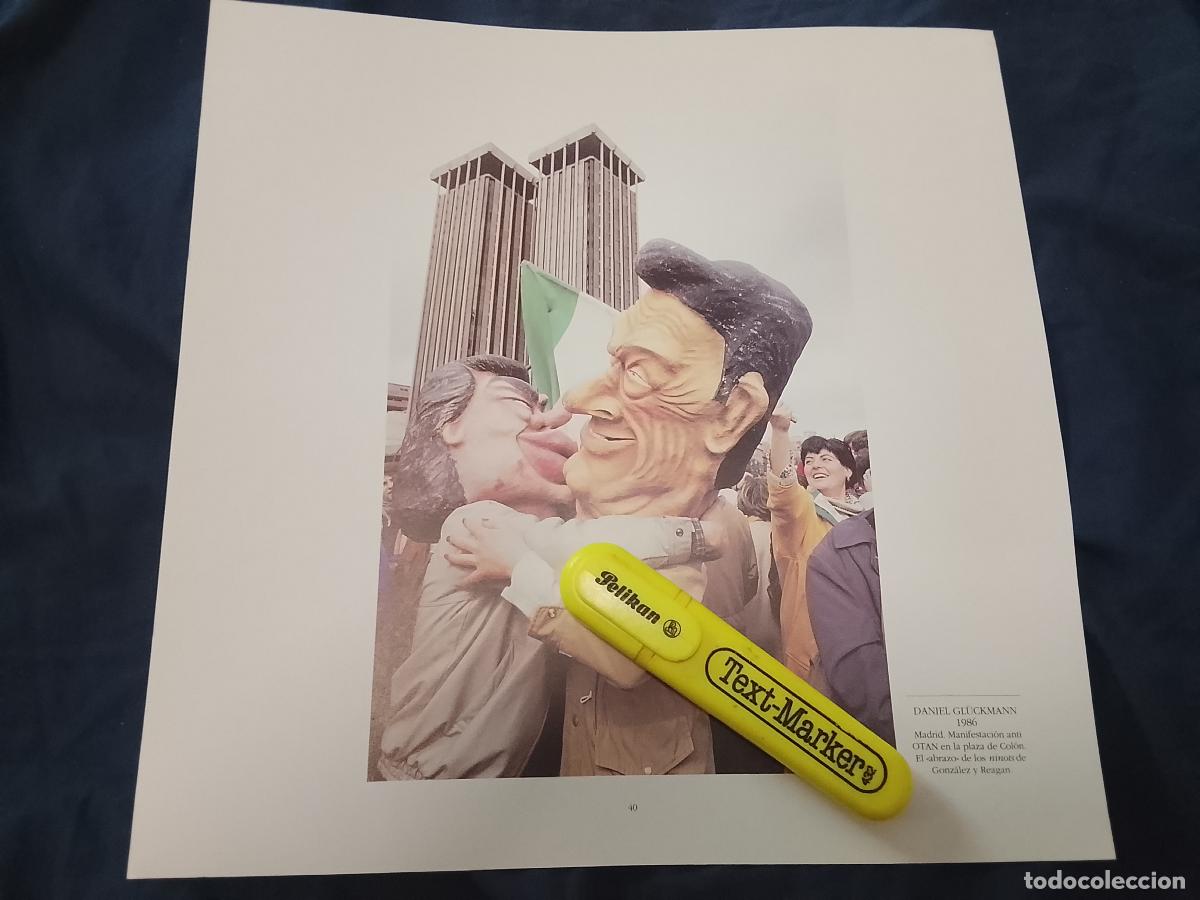 Coleccionismo: foto - lamina - 1986 MADRID MANIFESTACION ANTI OTAN NINOTS FELIPE GONZALEZ Y REAGAN