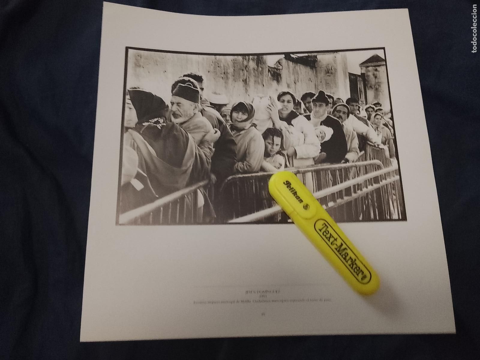 Coleccionismo: foto - lamina - 1991 FRONTERA HISPANO MARROQUI DE MELILLA TURNO DE PASO