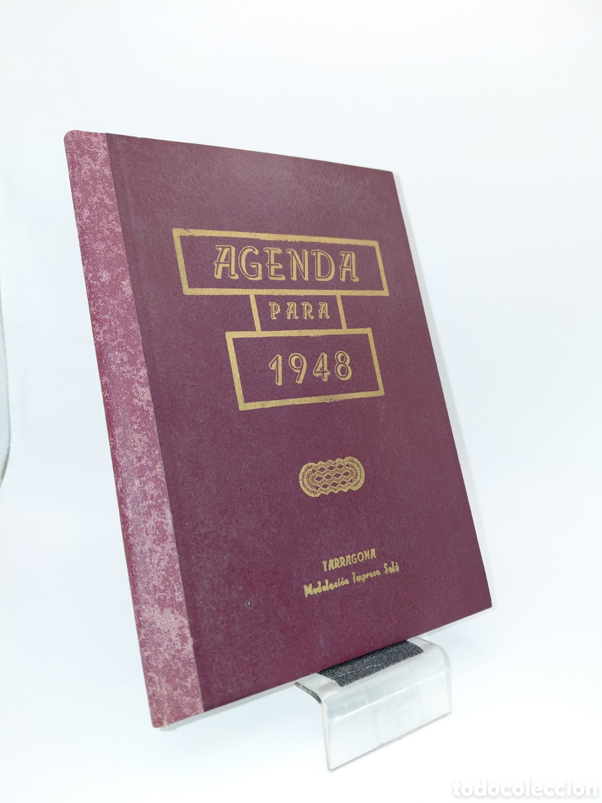 Coleccionismo: AGENDA DE MUESTRA IMPRENTA SOL&Eacute; DE TARRAGONA 1948