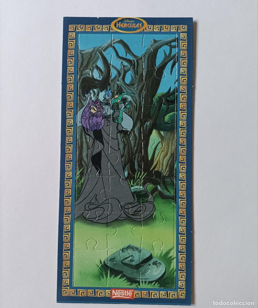 Coleccionismo: puzzle nestle hercules hades pena panico pain carton disneypromocional a&ntilde;os 90