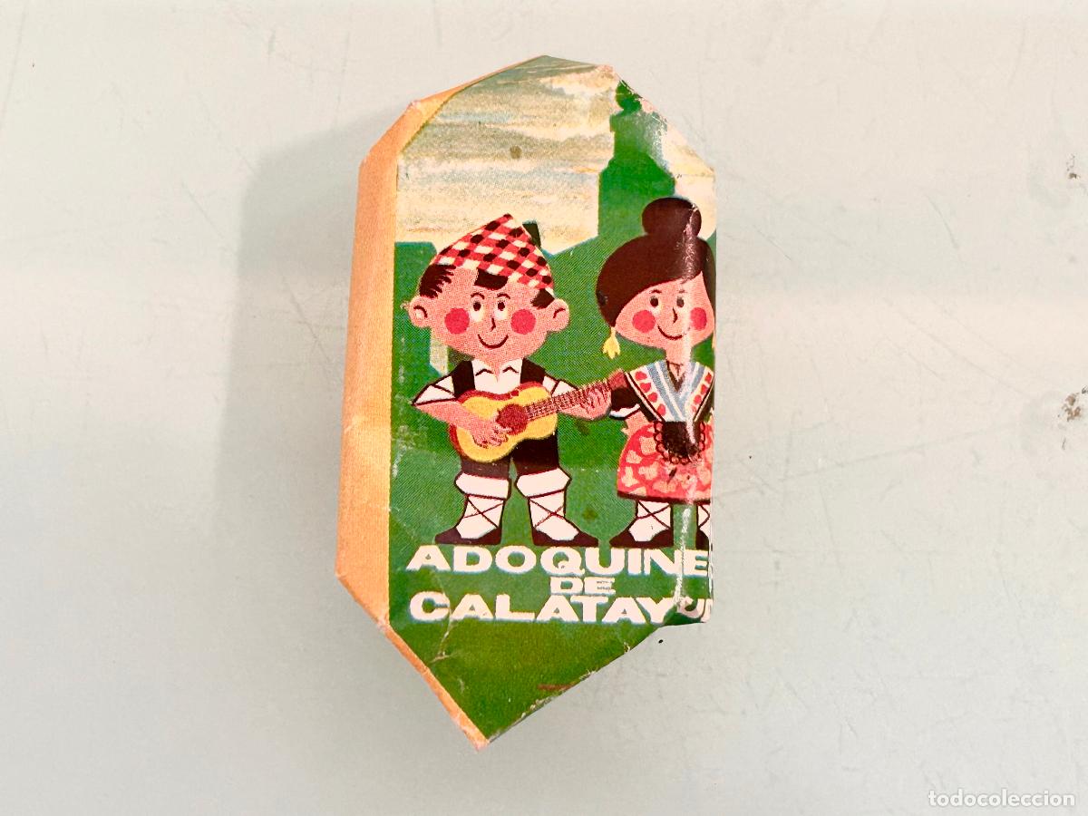 Coleccionismo: ADOQUINES DE CALATAYUD-INDUSTRIAS LA SUIZA A&Ntilde;OS 60/70-CARAMELO PL&Aacute;TANO -PAPEL ENVOLTORIO-2