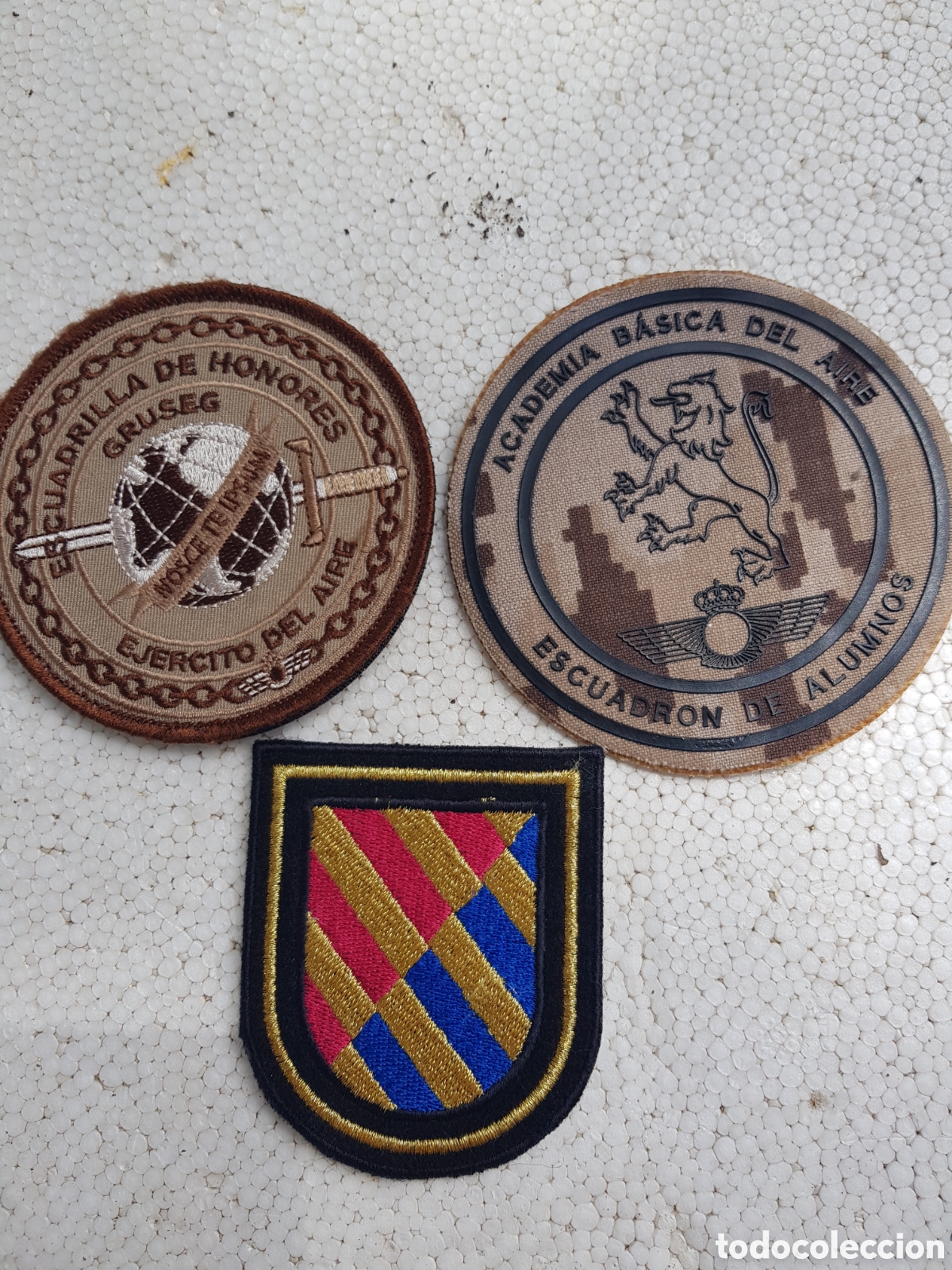 Coleccionismo: LOTE DE 3 PARCHES AERON&Aacute;UTICA CON VELCRO