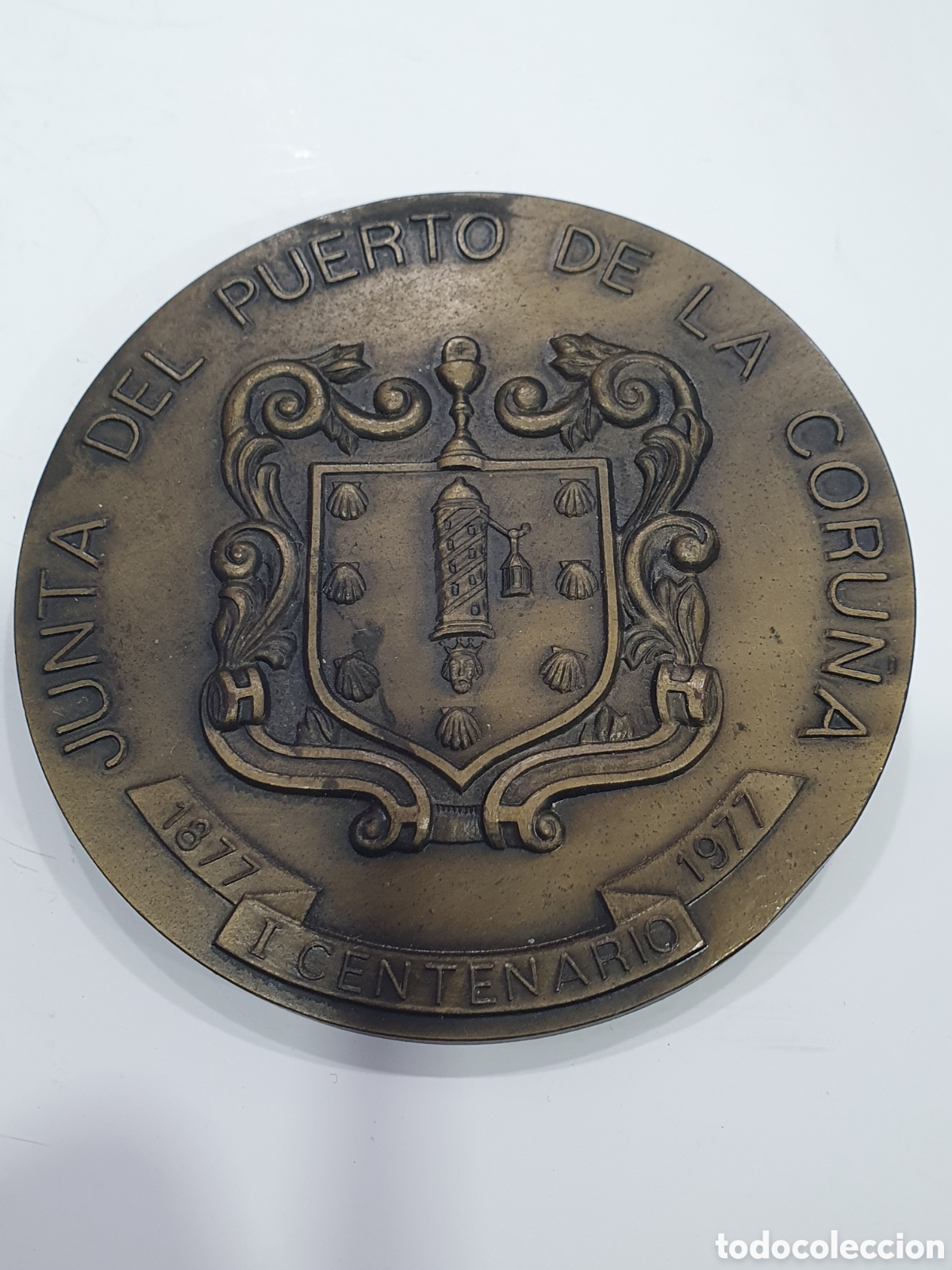 Colecionismo: Medall&oacute;n Junta del Puerto de La Coru&ntilde;a. (L127)
