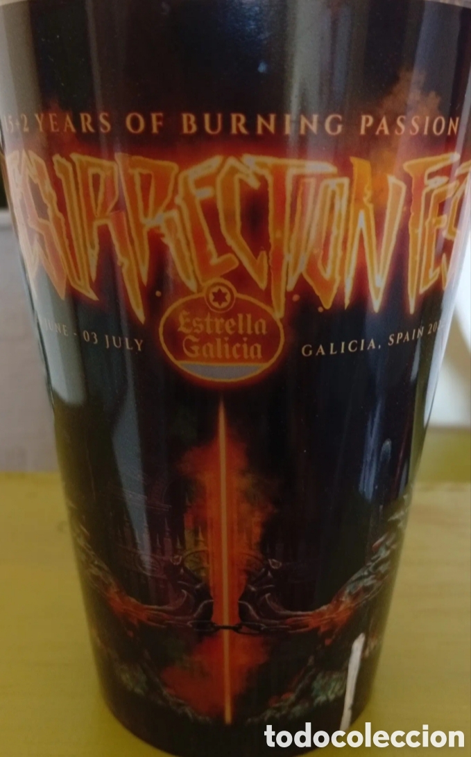 Coleccionismo: Publicidad cerveza Estrella de Galicia lote de 30 vasos pl&aacute;stico resurection fest a&ntilde;o 2022