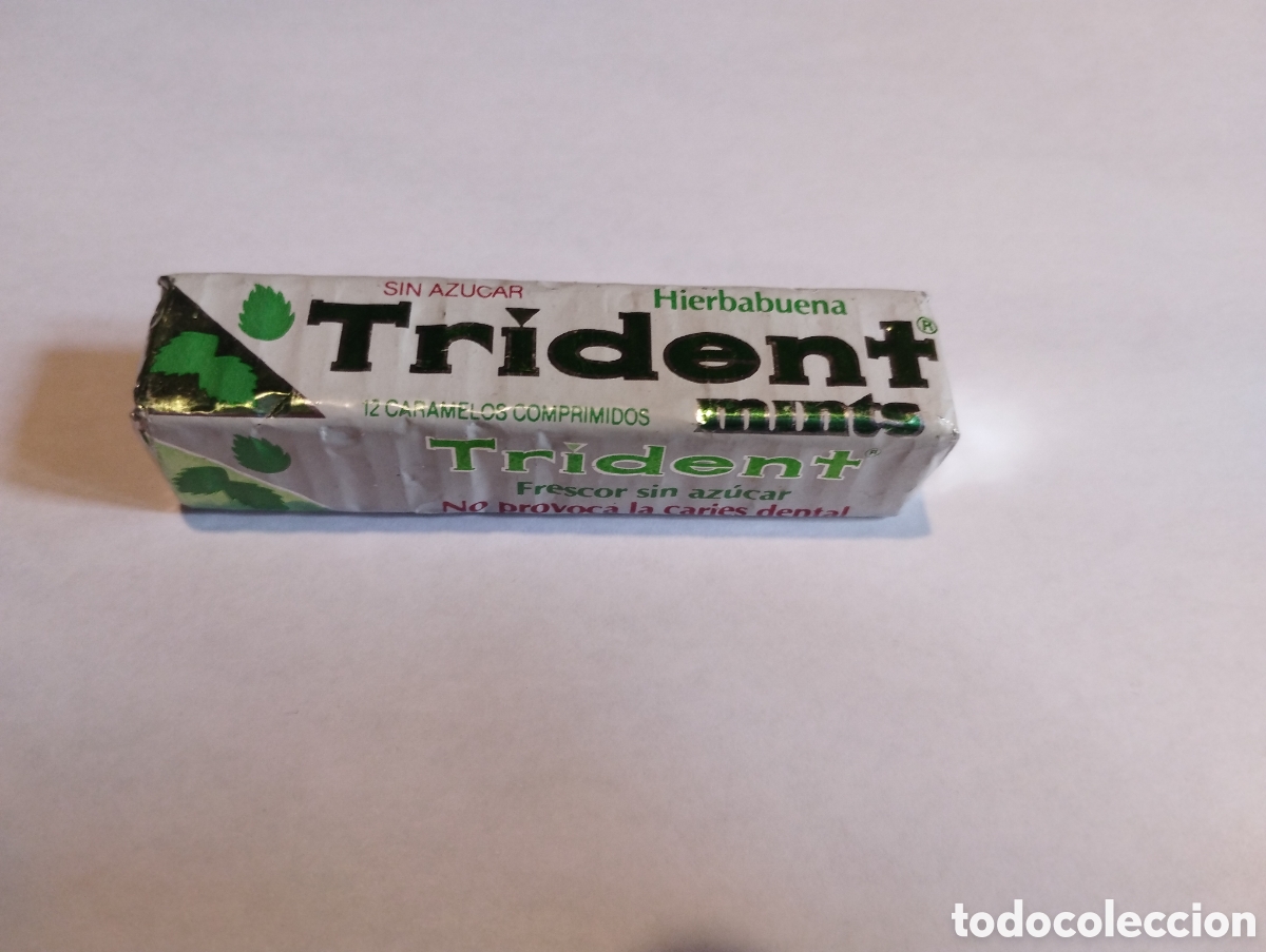 Sammeln: Paquete nuevo por estrenar precintado de Trident mints a&ntilde;os 90