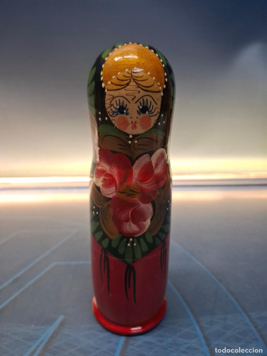Coleccionismo: mu&ntilde;eca matrioska rusa tradicional de madera