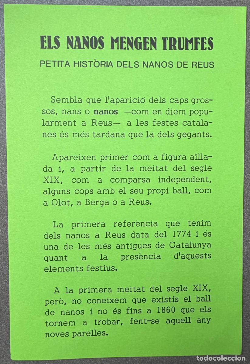 Coleccionismo: 3 FOLLETOS GEGANTS I NANS DE REUS - A&Ntilde;OS 1988, 1989 Y 1990