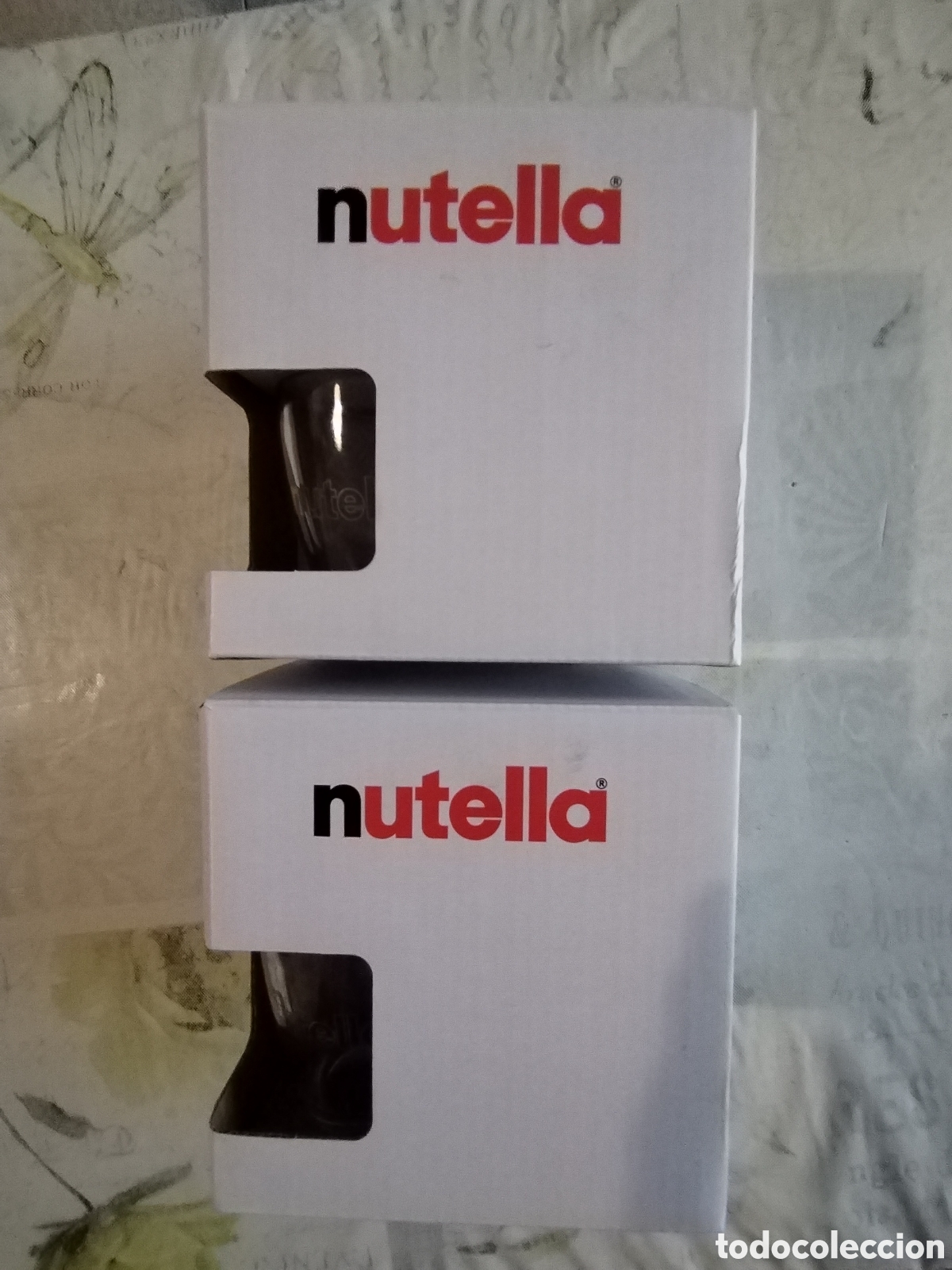 Coleccionismo: Juego 2 tazas caf&eacute; Nutella nuevas - Foto 5