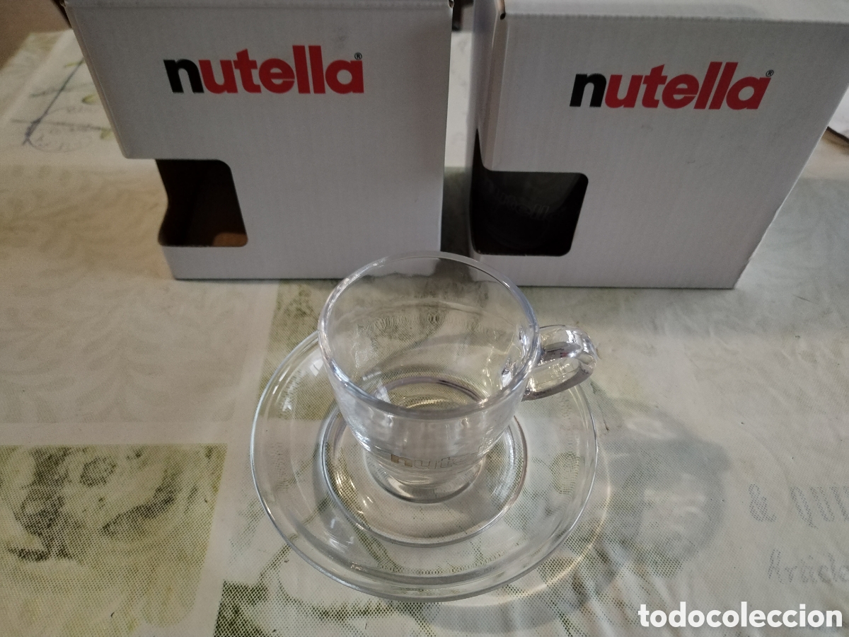 Coleccionismo: Juego 2 tazas caf&eacute; Nutella nuevas