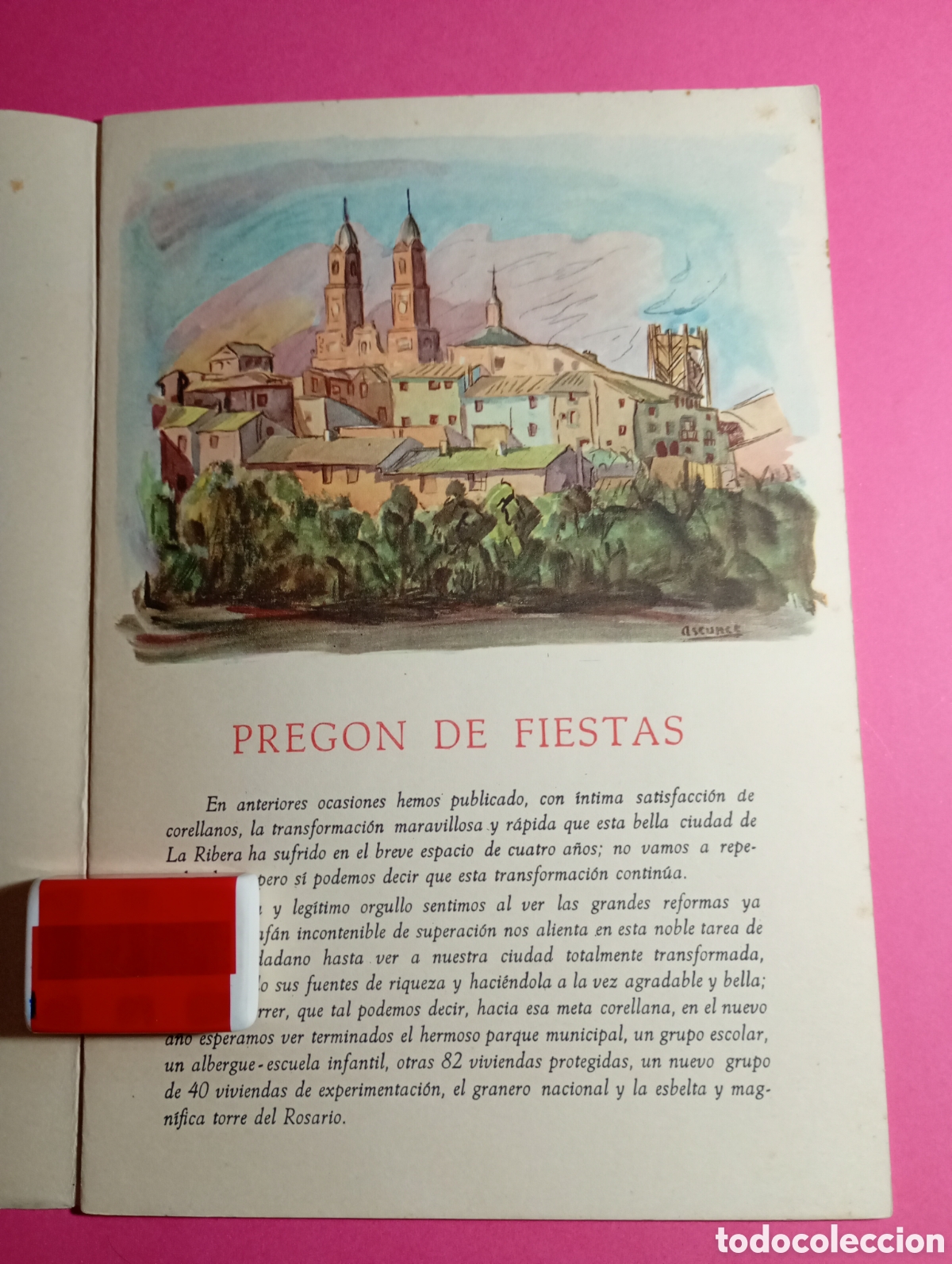 Coleccionismo: CORELLA FIESTAS DE 1953 PROGRAMA DE ACTOS Y FESTEJOS + D&Iacute;PTICO PROGRAMA ACTOS RELIGIOSOS - Foto 2