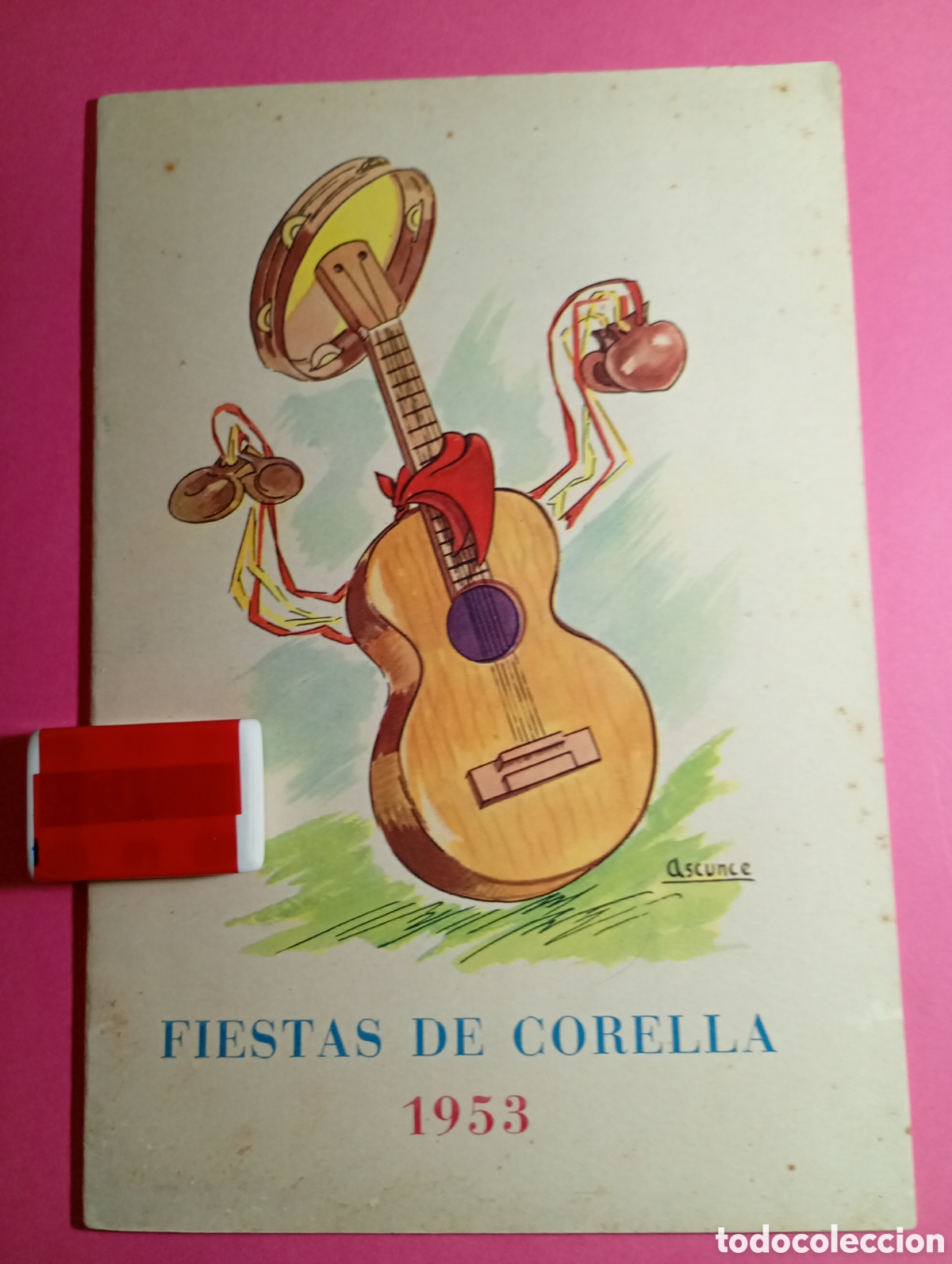 Coleccionismo: CORELLA FIESTAS DE 1953 PROGRAMA DE ACTOS Y FESTEJOS + D&Iacute;PTICO PROGRAMA ACTOS RELIGIOSOS