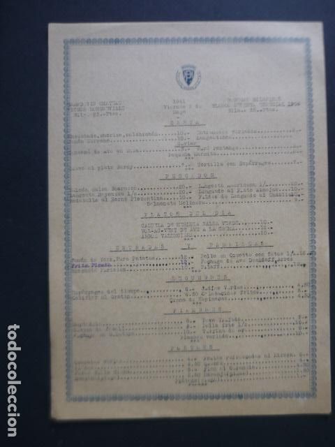 Coleccionismo: MADRID HOTEL PALACE CARTA MENU MINUTA 1941