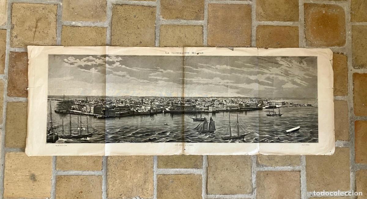 Coleccionismo: Lamina Panor&aacute;mica - Vista General de la Habana - 1884