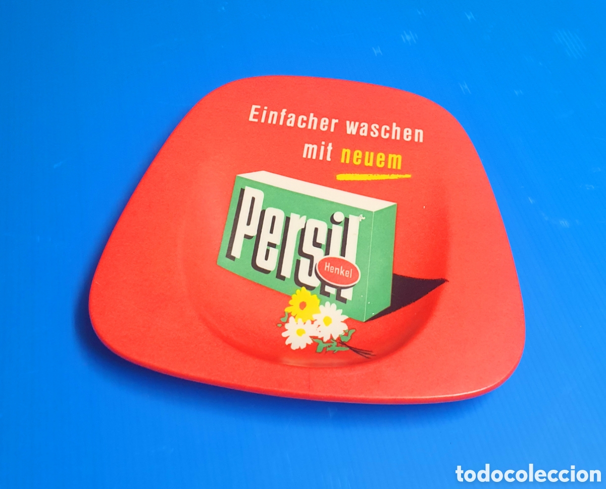 Coleccionismo: CENICERO DETERGENTE PERSIL ORIGINAL DE LA &Eacute;POCA