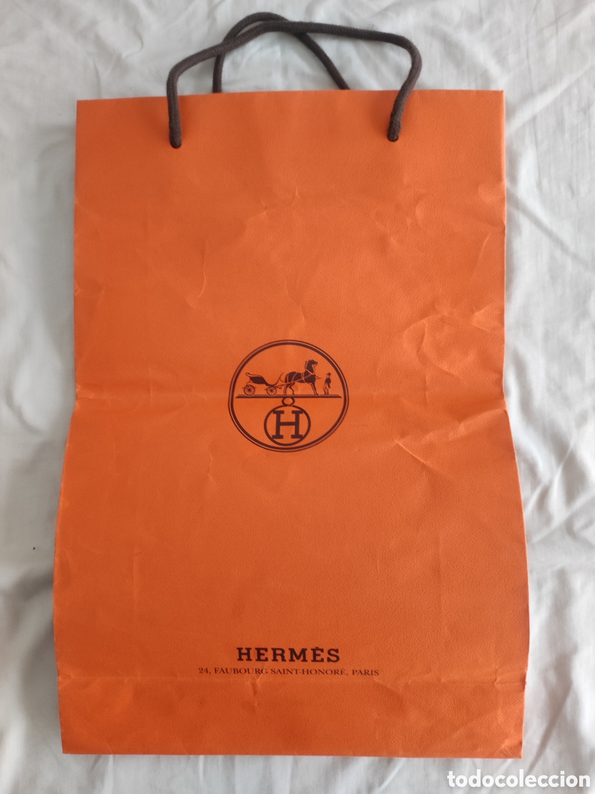 Coleccionismo: Bolsa Herm&eacute;s naranja - Foto 2