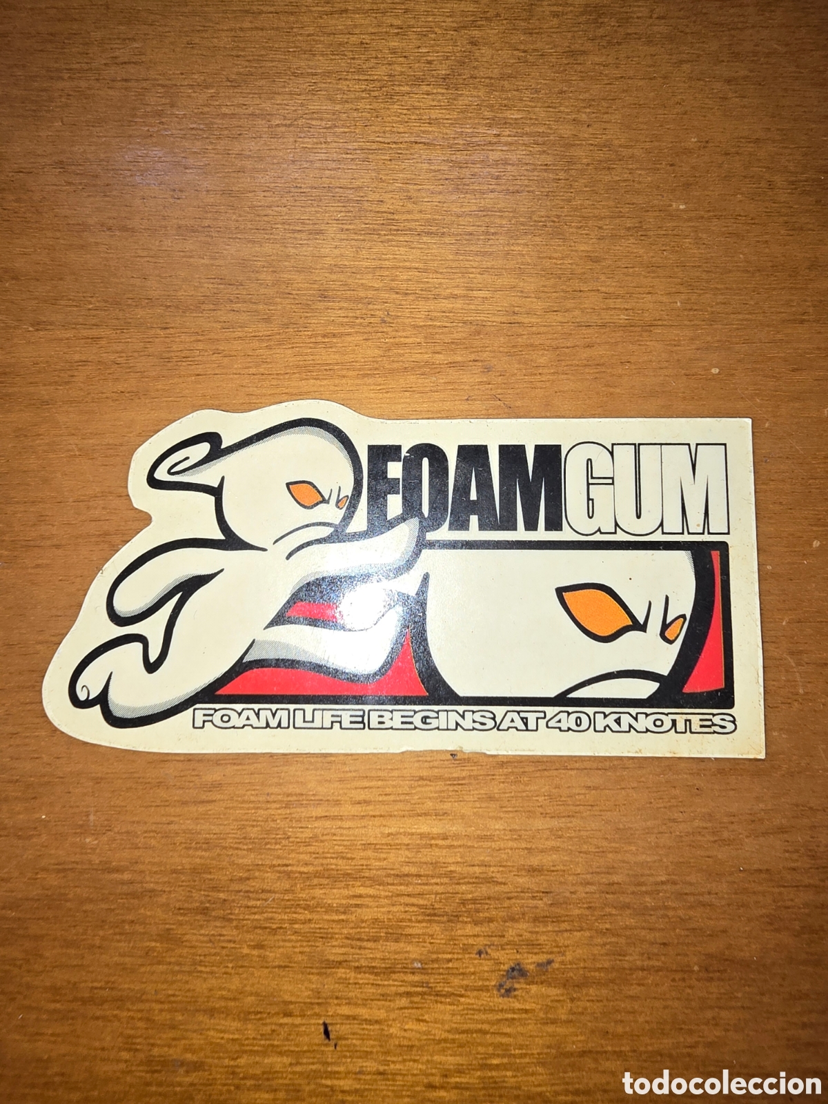 Coleccionismo: Pegatina cromo antigua Foam Gum a&ntilde;os 80 90