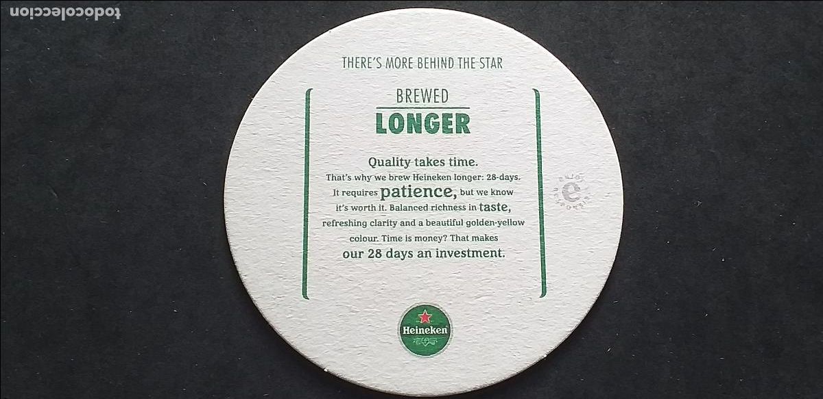 Coleccionismo: POSAVASOS-V28-VI-DIAM.105mm.-HEINEKEN