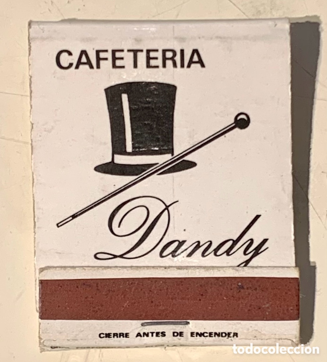 Coleccionismo: Caja de cerillas. Cafeteria DANDY. Murcia. A&ntilde;os 70.