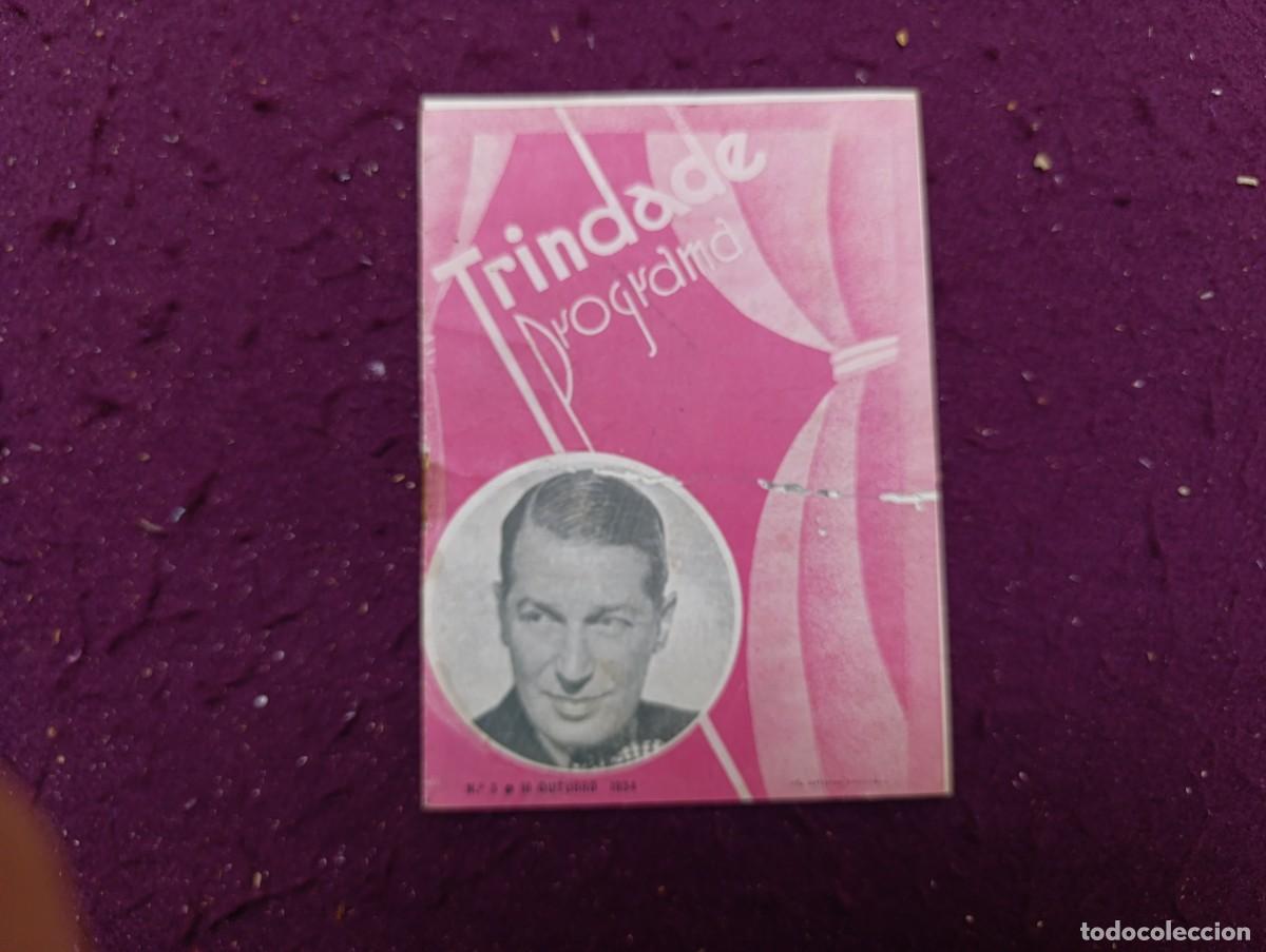 Sammelleidenschaft Papier: Antiguo Programa, Trindade, 1934, en portugu&eacute;s
