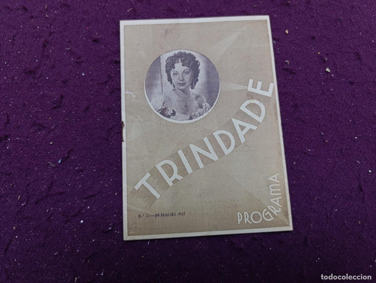 Coleccionismo: Antiguo Programa, Trindade, 1937, en portugu&eacute;s