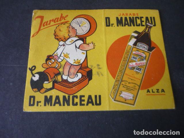 Coleccionismo: JARABE DR. MANCEAU PUBLICIDAD