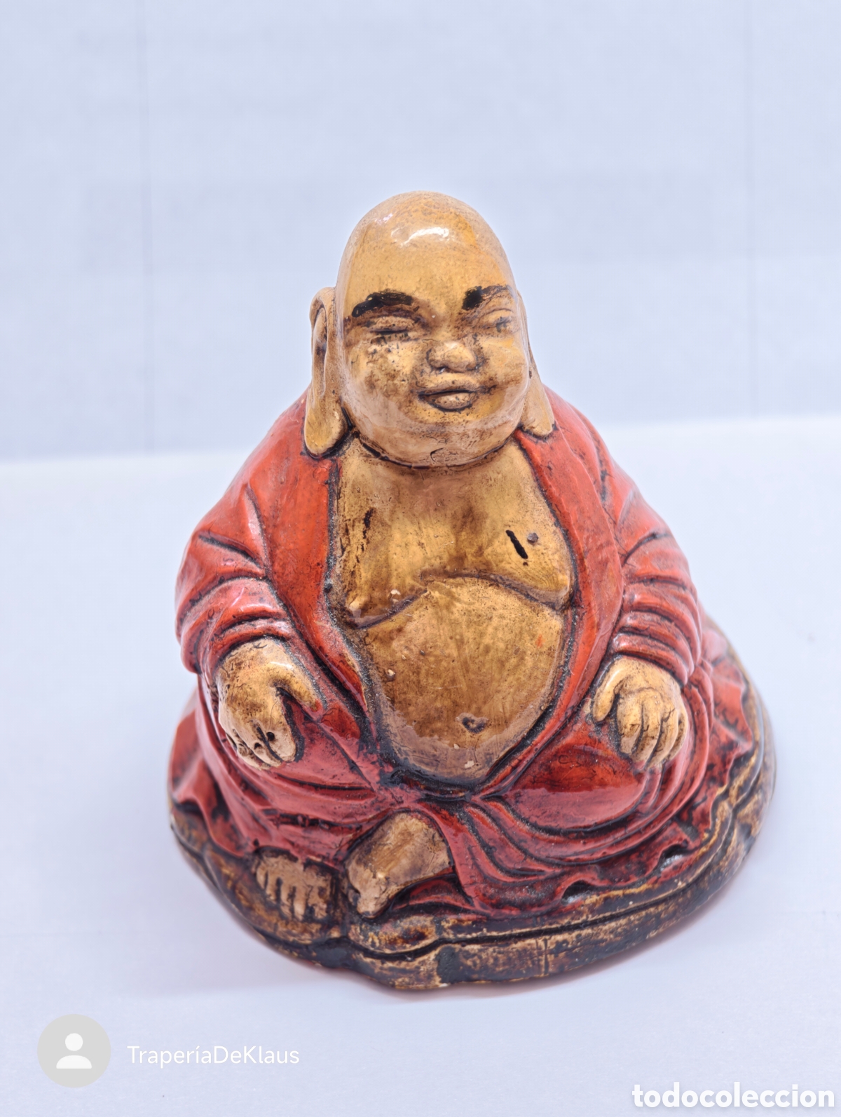 Coleccionismo: figura buda sonriente - buda de la abundancia - car240