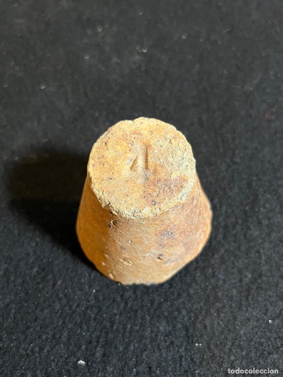 Colecionismo: Tap&oacute;n &aacute;nfora romana operculum terracota arqueolog&iacute;a antigua colecci&oacute;n epigraf&iacute;a vintage