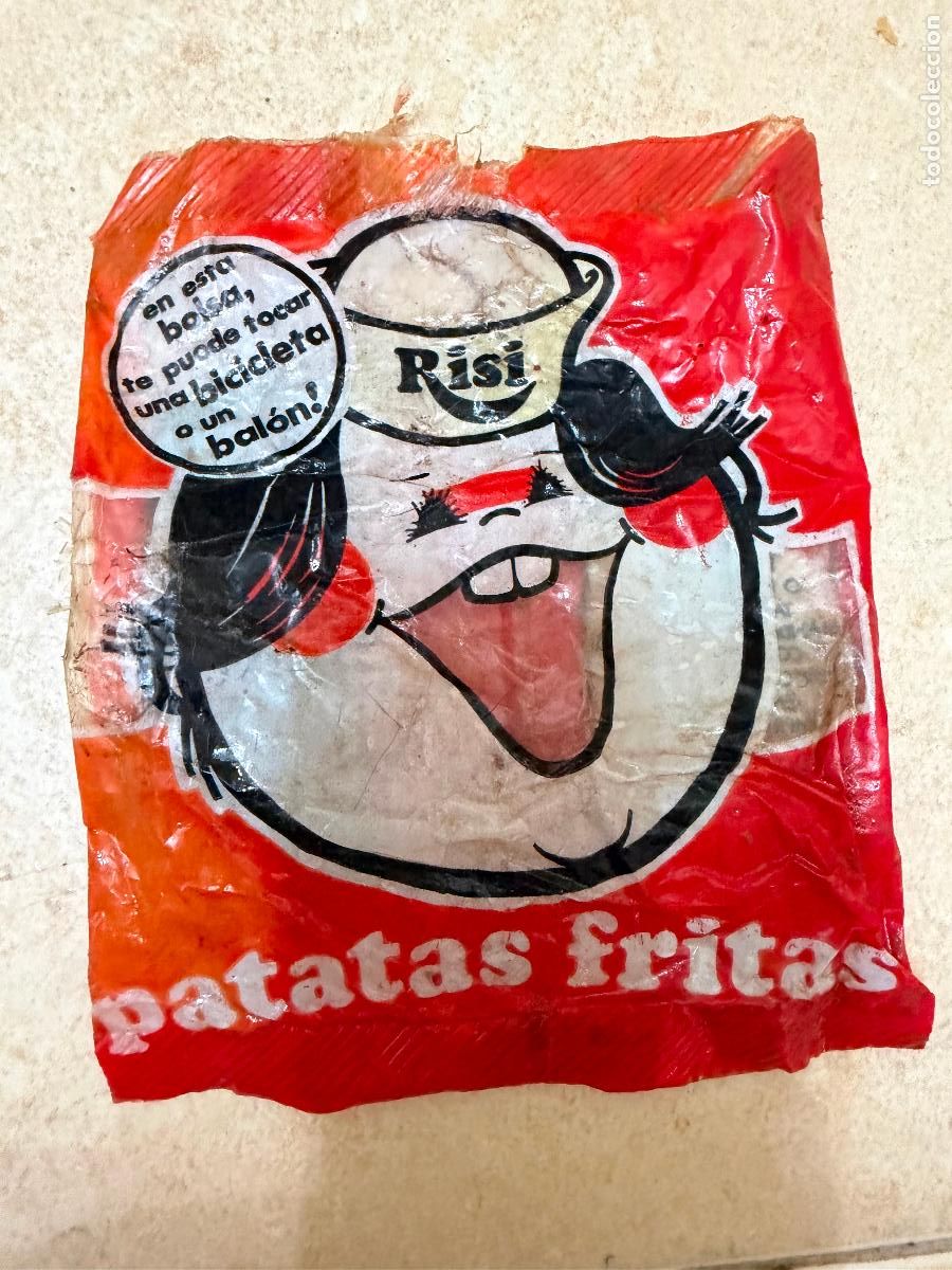 Coleccionismo: Bolsa de patatas risi regala bicicletas y balones