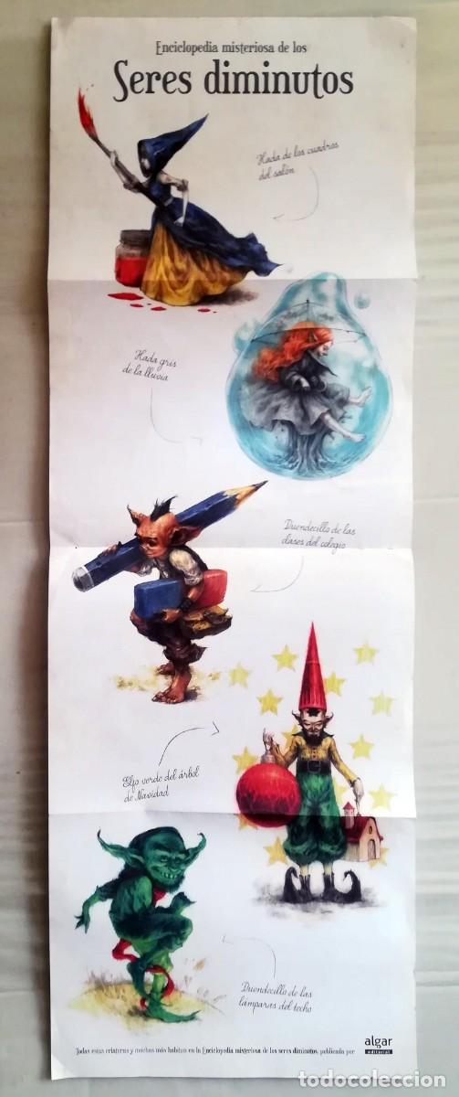 Coleccionismo: P&oacute;ster promocional de la Enciclopedia misteriosa de los Seres diminutos - 87,5 x 30.