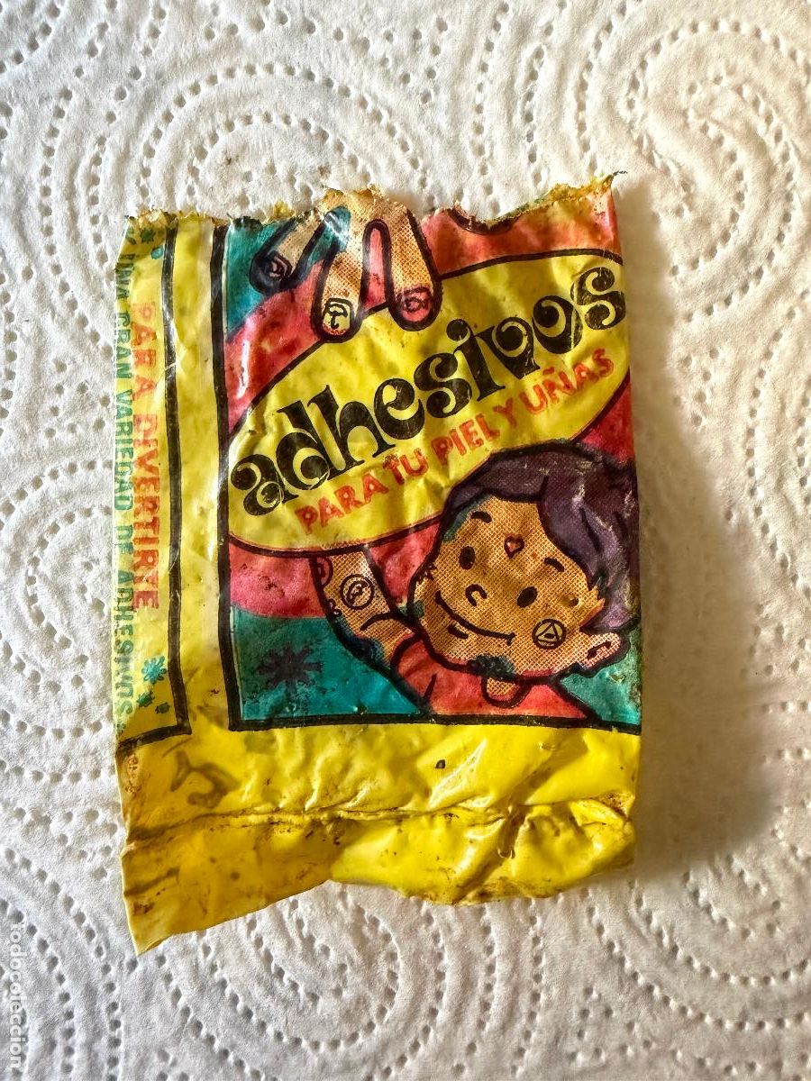 Coleccionismo: Bolsa de pipas adhesivo para tu piel y u&ntilde;as