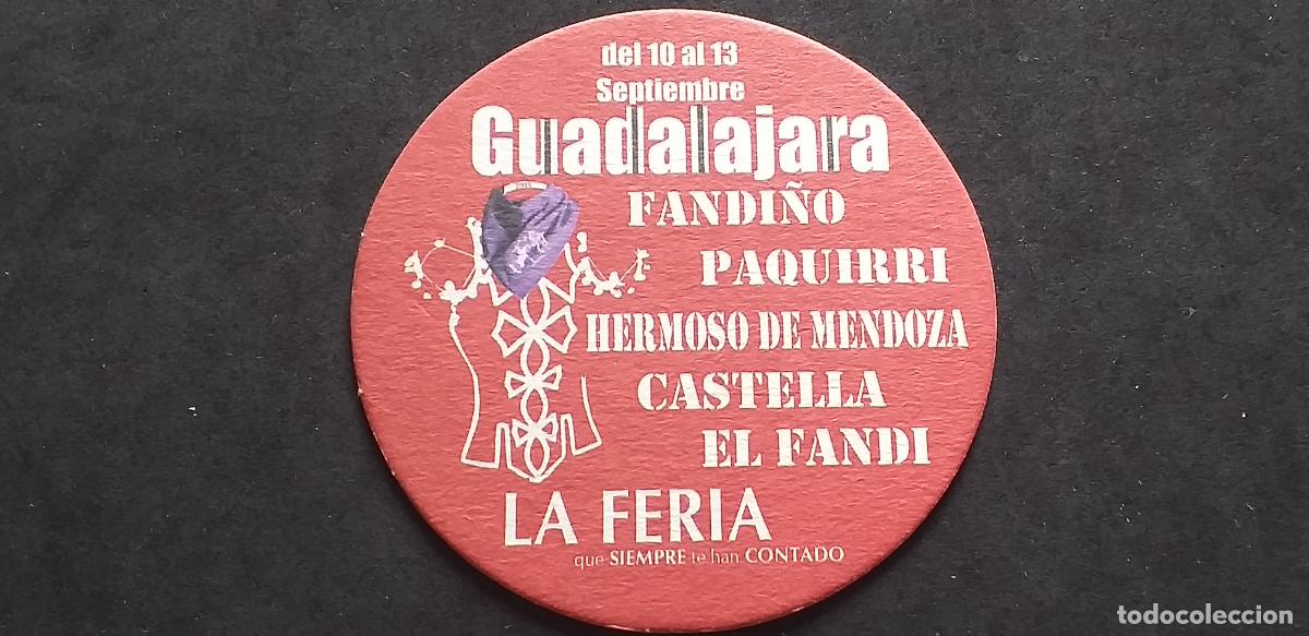 Colecionismo: POSAVASOS-V28-VII-DIAM.90mm.-GUADALAJARA-LA FERIA-FANDI&Ntilde;O-PAQUIRRI-EL FANDI...