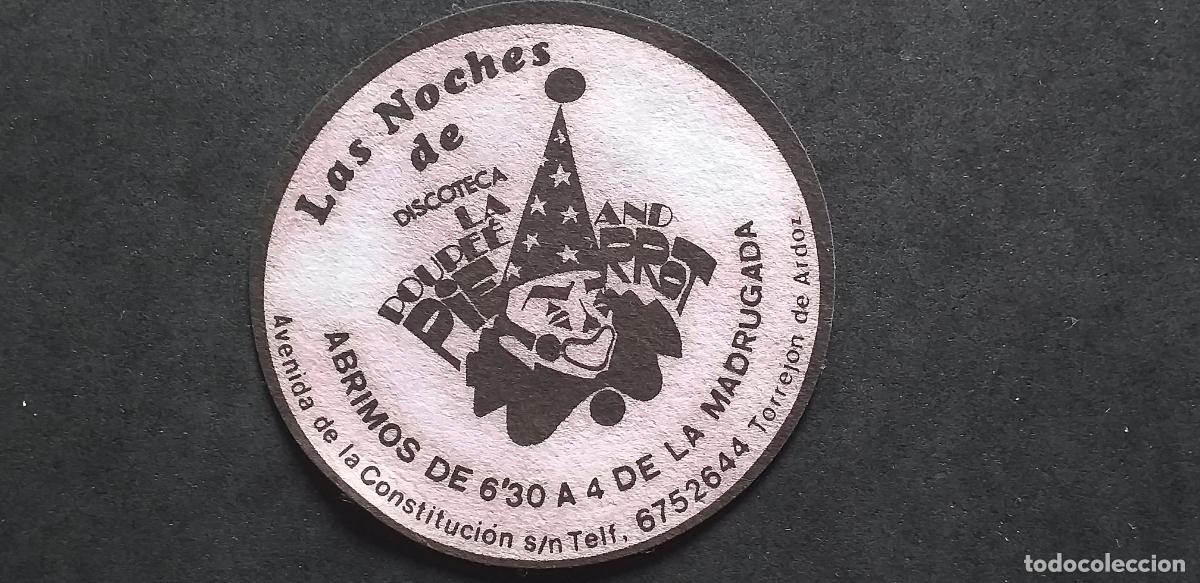 Colecionismo: POSAVASOS-V28-VII-DIAM.80mm.-DISCOTECA LA POUPEE-TORREJON DE ARDOZ