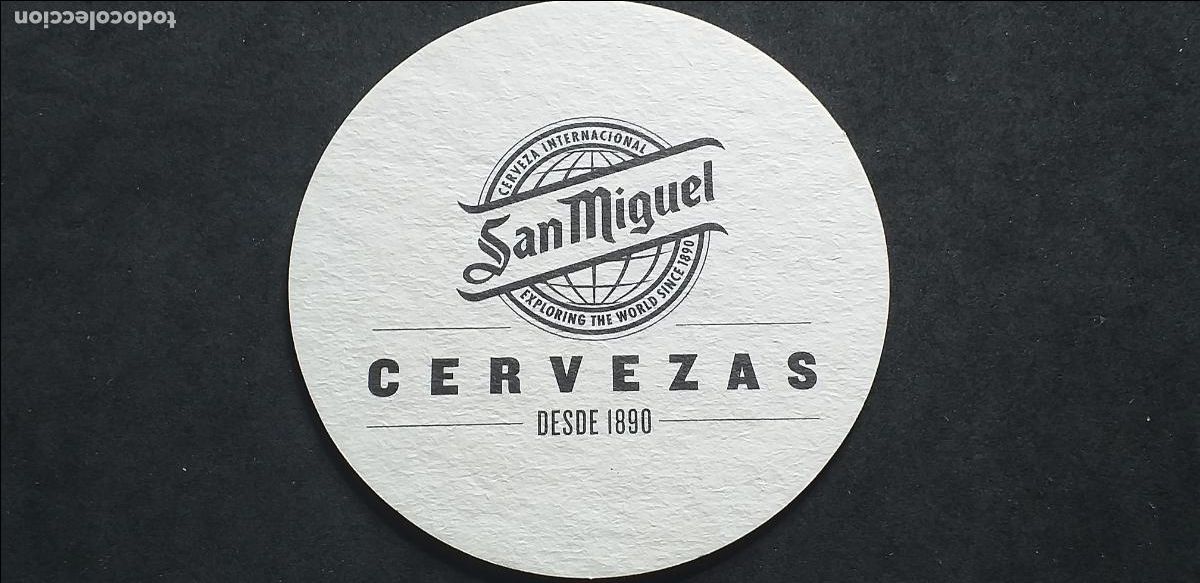 Coleccionismo: POSAVASOS-V28-VII-DIAM.90mm.-SAN MIGUEL