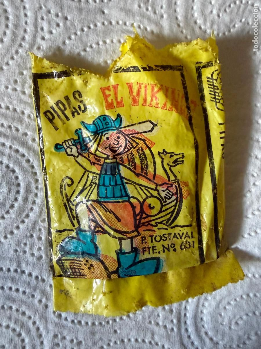 Coleccionismo: Bolsa de pipas el vikingo