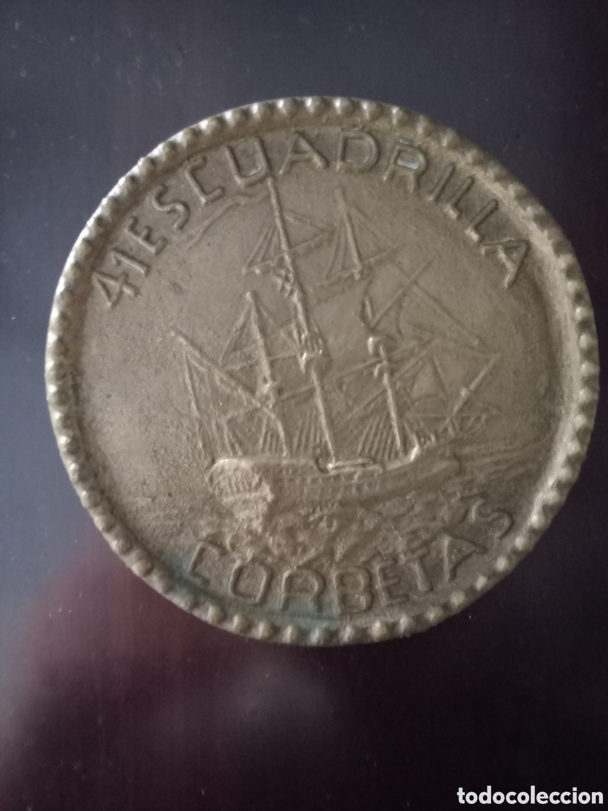 Coleccionismo: Medallon de la 41 escuadrilla de escoltas. Corbeta Atrevida. Armada. Marina. Naval. Barco. Buque. Ba