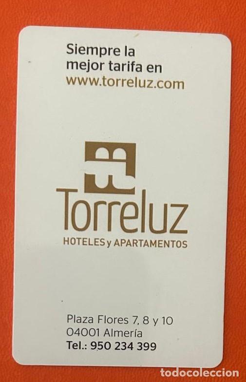 Coleccionismo: TRAJETA LLAVE DE HOTEL - HOTEL RORRELUZ - ALMER&Iacute;A