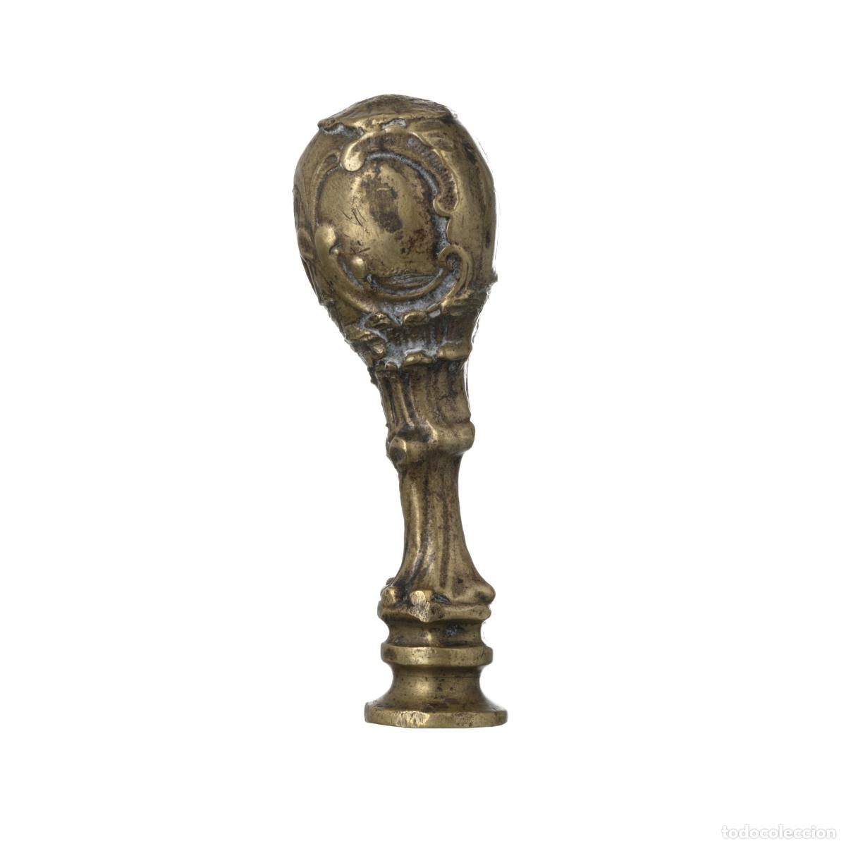 Coleccionismo: Sello de bronce - siglo XVIII