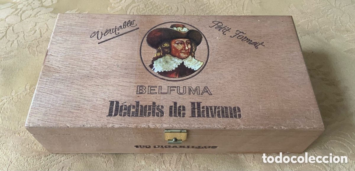 Coleccionismo: CAJA DE PUROS VINTAGE BELFUMA A&Ntilde;IS 60