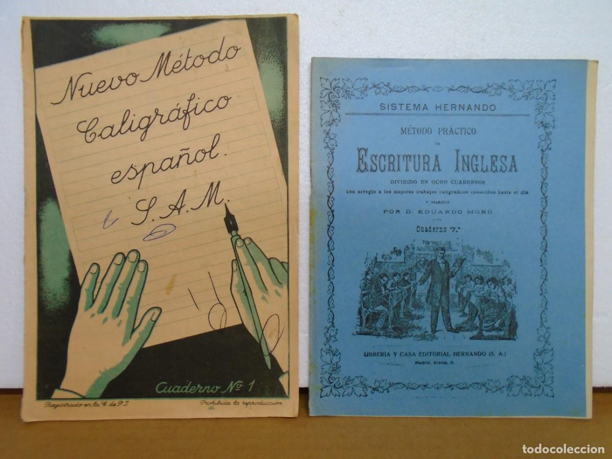 Coleccionismo: CUADERNOS CALIGRAFICOS ANTIGUOS,EDIT.HERNANDO Y PARANINFO.