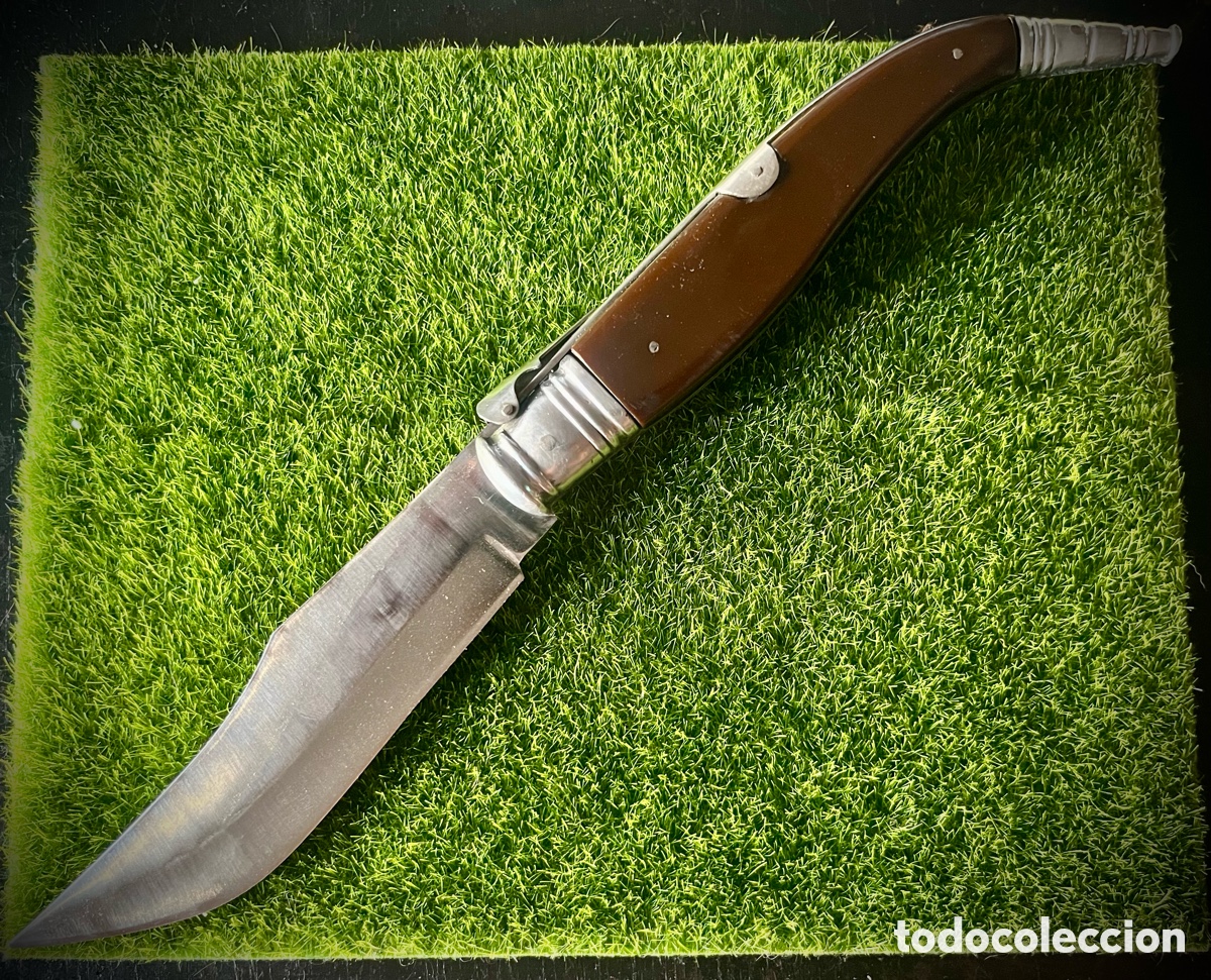 Collecting: Navaja Albacete&ntilde;a de fornitura, gran tama&ntilde;o, con carraca 6 saltos.