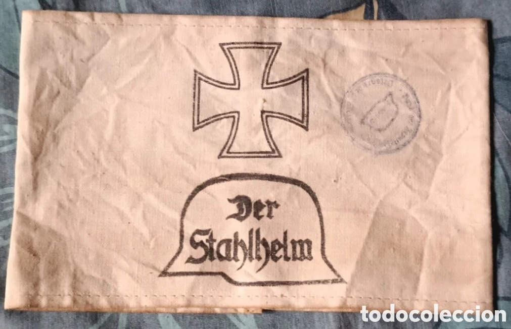 Coleccionismo: Brazalete WWI alem&aacute;n Der Stahlhelm Asociaci&oacute;n veteranos