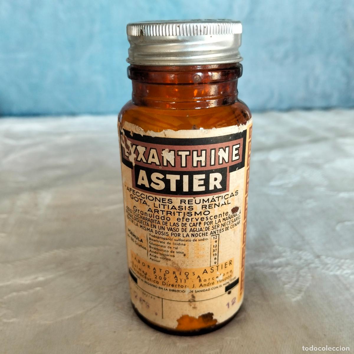 Collectionnisme: Lyxanthine Astier bote frasco medicina medicamento antiguo