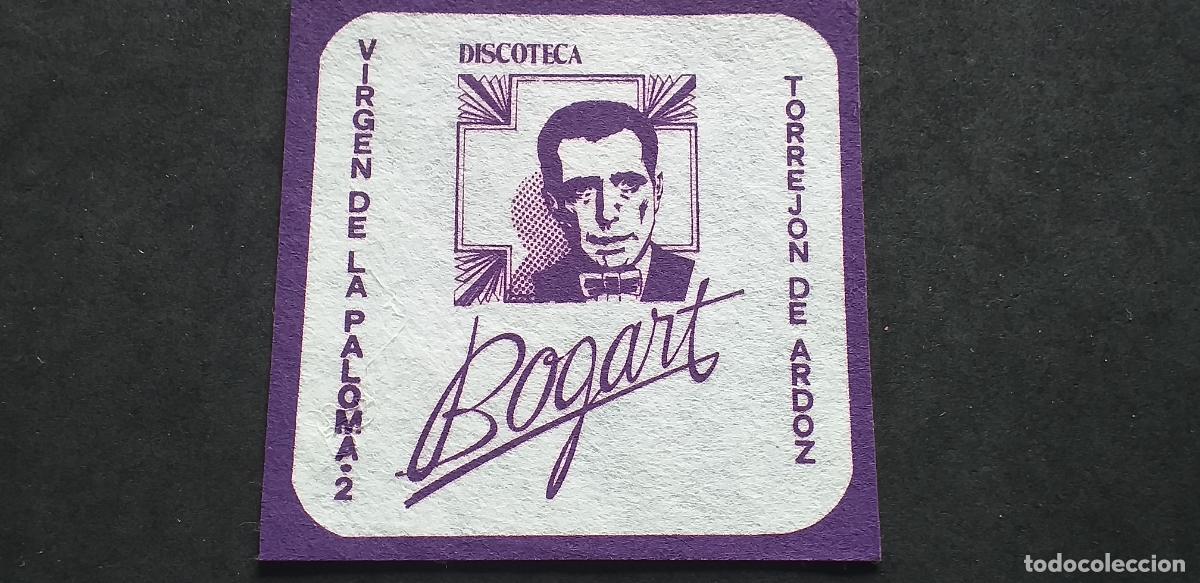 Colecionismo: POSAVASOS-V28-VIII-90X90mm.-BOGART-TORREJON DE ARDOZ
