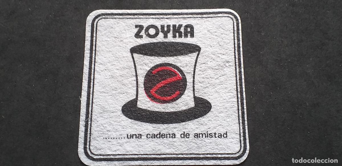 Colecionismo: POSAVASOS-V28-VIII-90X90mm.-ZOYKA-DISCOTECA-GUADALAJARA