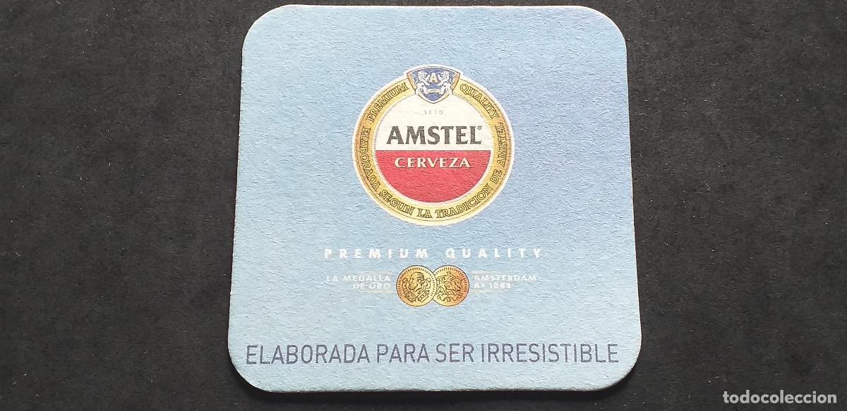 Colecionismo: POSAVASOS-V28-VIII-90X90mm.-AMSTEL