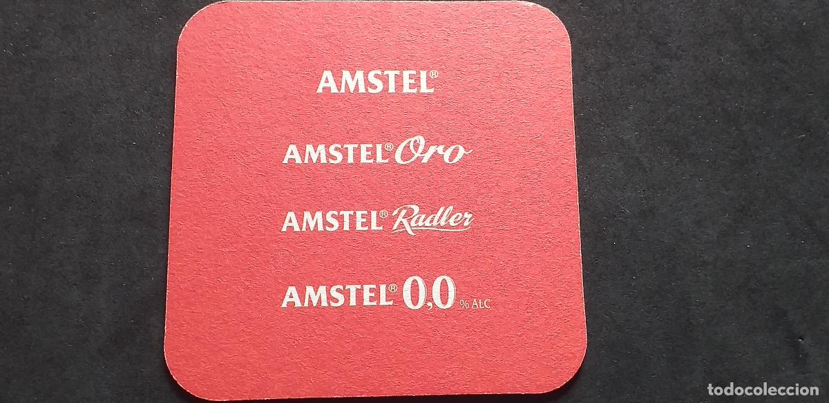 Colecionismo: POSAVASOS-V28-VIII-90X90mm.-AMSTEL