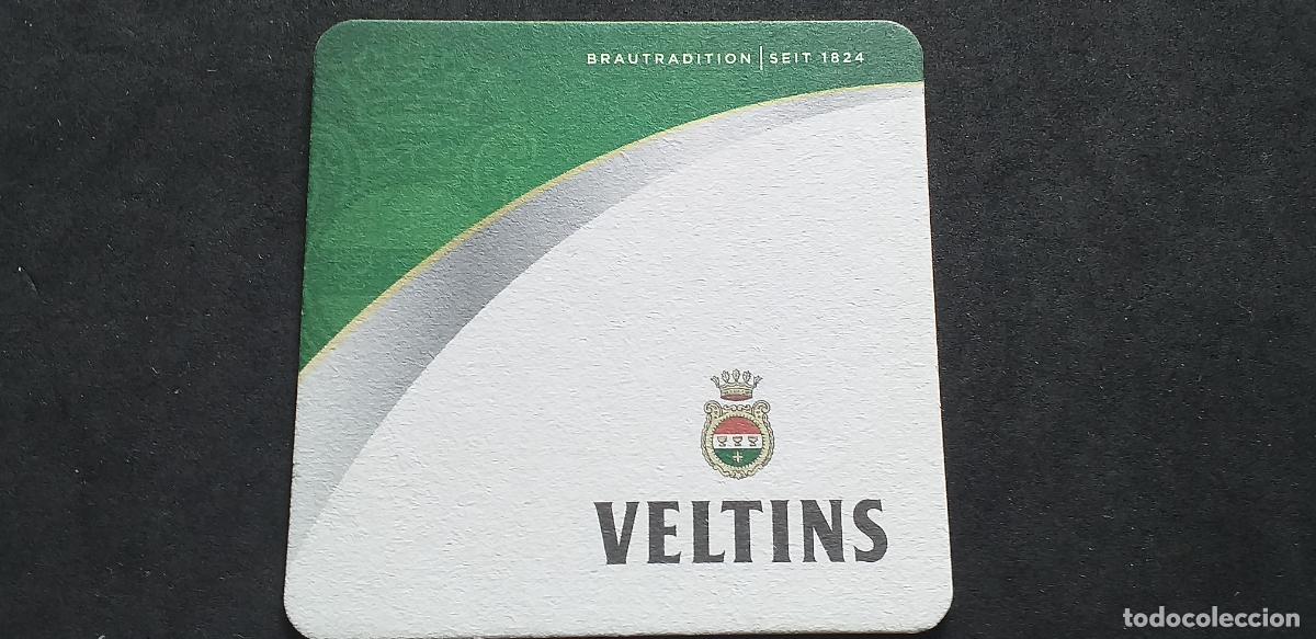 Coleccionismo: POSAVASOS-V28-VIII-90X90mm.-VELTINS