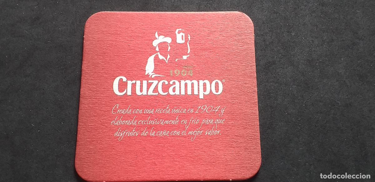 Colecionismo: POSAVASOS-V28-VIII-90X90mm.-CRUZCAMPO